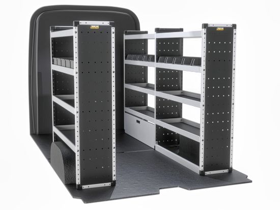 Picture of Van Guard Trade Van Racking - Silver Package - Full Kit for Vauxhall Movano 2022-Onwards | L2 | H2 | TVR-S-006