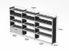 Picture of Van Guard Trade Van Racking - Silver Package - Drivers Side for Vauxhall Movano 2022-Onwards | L3 | H2 | TVR-S-007-OS