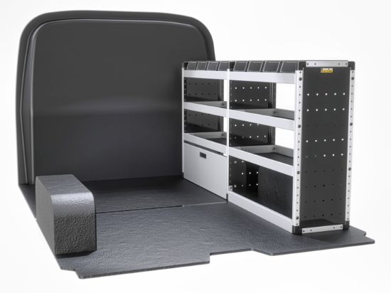 Van Guard Silver Trade Van Racking Package - Offside for Ford Transit Custom 2013-2023 | L1 | H1