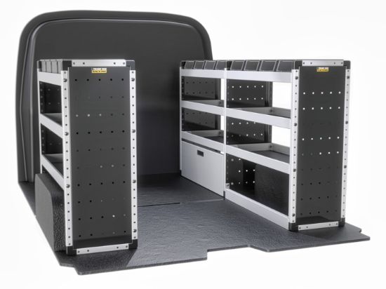 Picture of Van Guard Trade Van Racking - Silver Package - Full Kit for Renault Trafic 2014-Onwards | L1 | H1 | TVR-S-008