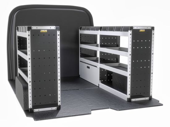 Van Guard Silver Trade Van Racking Package - Complete Kit for Renault Trafic 2014-Onwards | L1 | H1