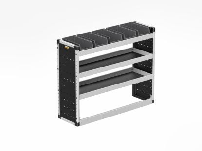 Picture of Van Guard Silver Trade Van Racking Package - Nearside for Ford Transit Custom 2013-2023 | L2 | H1 | TVR-S-009-NS