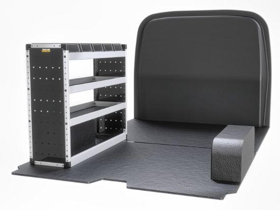 Picture of Van Guard Silver Trade Van Racking Package - Nearside for Vauxhall Vivaro 2014-2019 | L2 | H1 | TVR-S-009-NS