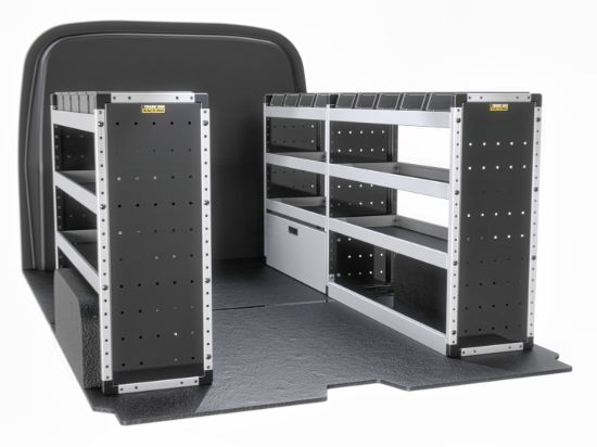 Van Guard Silver Trade Van Racking Package - Complete Kit for Renault Trafic 2014-Onwards | L2 | H1