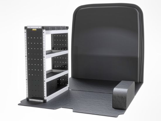 Picture of Van Guard Silver Trade Van Racking Package - Nearside for Ford Transit Custom 2013-2023 | L1 | H2 | TVR-S-010-NS