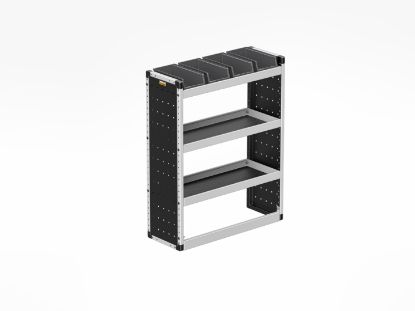 Picture of Van Guard Silver Trade Van Racking Package - Nearside for Ford Transit Custom 2013-2023 | L1 | H2 | TVR-S-010-NS