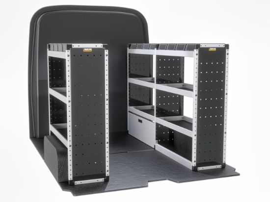 Van Guard Silver Trade Van Racking Package - Complete Kit for Ford Transit Custom 2013-2023 | L1 | H2
