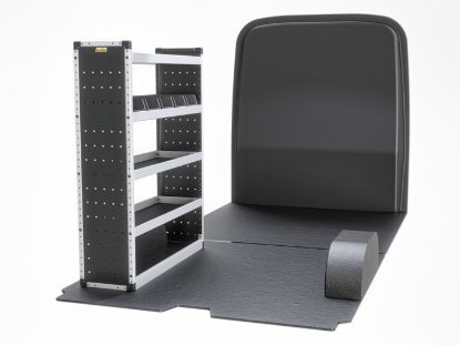 Picture of Van Guard Trade Van Racking - Silver Package - Passenger Side for Ford Transit 2014-Onwards | L3 | H2 | TVR-S-013-NS
