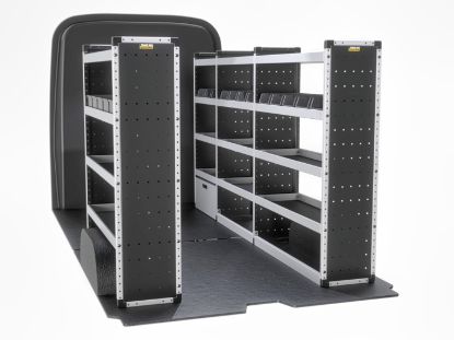 Picture of Van Guard Trade Van Racking - Silver Package - Full Kit for Ford Transit 2014-Onwards | L3 | H2 | TVR-S-013