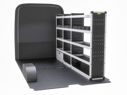 Picture of Van Guard Trade Van Racking - Silver Package - Drivers Side for Mercedes Sprinter 2018-Onwards | L2 | H2 | TVR-S-014-OS