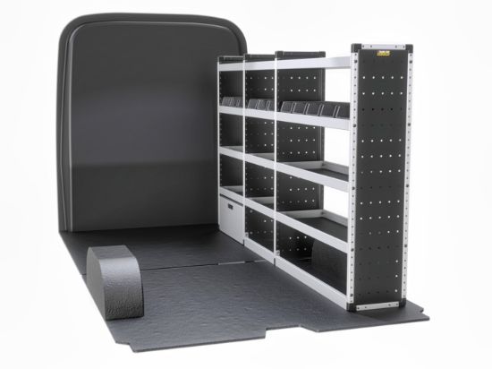 Picture of Van Guard Silver Trade Van Racking Package - Complete Kit for Mercedes Sprinter 2018-Onwards | L2 | H2 | TVR-S-014
