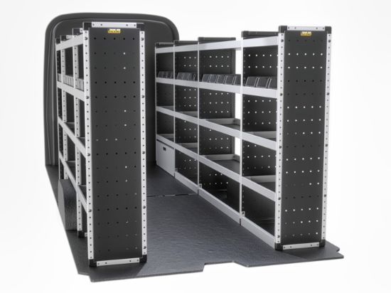 Picture of Van Guard Trade Van Racking - Silver Package - Full Kit for Mercedes Sprinter 2018-Onwards | L3 | H2 | TVR-S-015