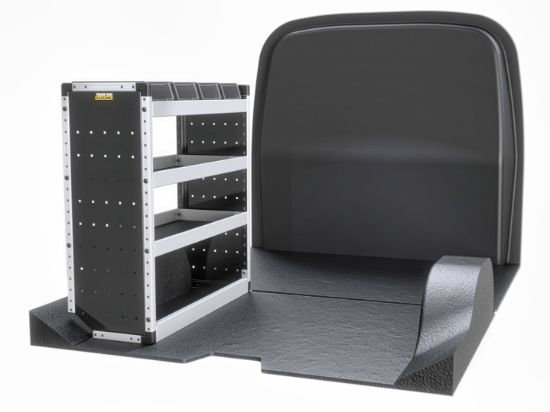 Picture of Van Guard Silver Trade Van Racking Package - Nearside for Citroen Dispatch 2016-Onwards | L2 | H1 | TVR-S-018-NS