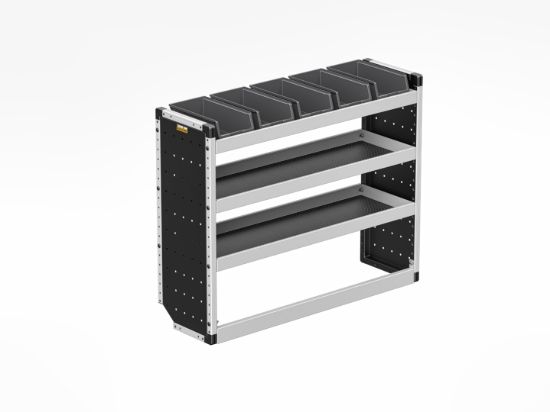 Picture of Van Guard Silver Trade Van Racking Package - Nearside for Vauxhall Vivaro 2019-Onwards | L2 | H1 | TVR-S-019-NS