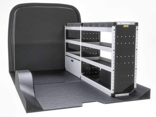 Van Guard Silver Trade Van Racking Package - Offside for Citroen Dispatch 2016-Onwards | L3 | H1