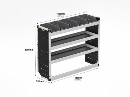 Picture of Van Guard Silver Trade Van Racking Package - Complete Kit for Vauxhall Vivaro 2019-Onwards | L2 | H1 | TVR-S-019