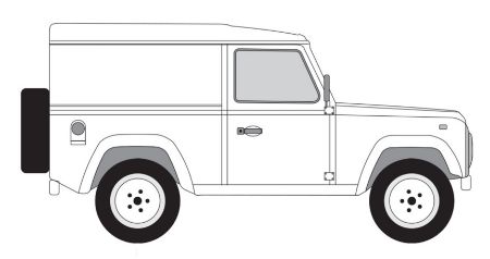 Picture for category Land Rover Defender 1983-2016 Van Roof Bars