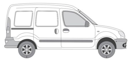 Picture for category Nissan Kubistar 2003-2009 Van Roof Bars