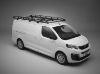 Picture of Rhino KammRack Black Roof Rack 2.8m long x 1.4m wide - Fixed and T-Track for Volkswagen T5 Transporter 2002-2015 | L1 | H1 | Twin Rear Doors | B507