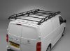 Picture of Rhino KammRack Black Roof Rack 3.0m long x 1.4m wide - Fixed and T-Track for Volkswagen T6 Transporter 2015-Onwards | L2 | H1 | Tailgate | B509