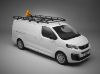 Picture of Rhino KammRack Black Roof Rack 4.0m long x 1.6m wide - Fixed and T-Track for Volkswagen Crafter 2006-2017 | L2 | H1 | Twin Rear Doors | B519