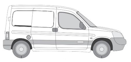 Picture for category Citroen Berlingo First 1996-2008 Window Inserts