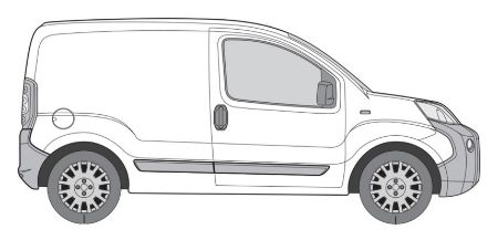 Picture for category Fiat Fiorino 2008-2023 Window Inserts