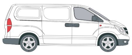 Picture for category Hyundai iLoad 2009-Onwards Window Inserts