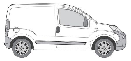 Picture for category Peugeot Bipper 2008-2018 Window Inserts