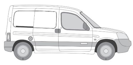 Picture for category Peugeot Partner 1996-2008 Window Inserts
