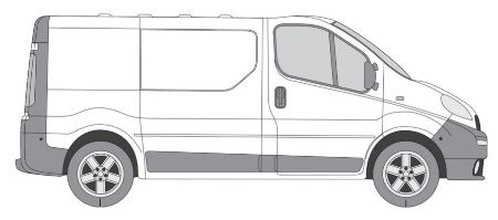 Picture for category Renault Trafic 2001-2014 Window Inserts