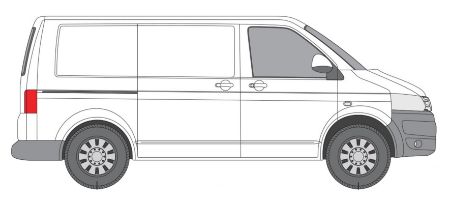 Picture for category Volkswagen T6 Transporter 2015-Onwards Window Inserts