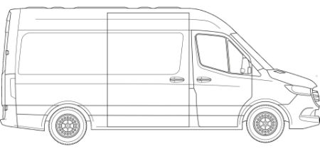 Picture for category Mercedes Sprinter 2018-Onwards Van Roof Bars