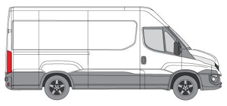 Picture for category IVECO Daily 2014-Onwards Van Rear Steps