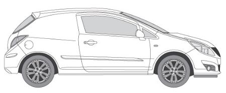 Picture for category Vauxhall Corsa 2007-Onwards Window Inserts