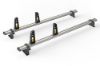 Picture of Van Guard 2 UltiBar+ Roof Bars with Roller Bundle for Nissan Kubistar 2003-2009 | L1 | H1 | Twin Rear Doors | VG131#VGR-23