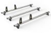 Picture of Van Guard 3 UltiBar+ Roof Bars with Roller Bundle for Vauxhall Movano 1998-2010 |  L1, L2, L3 | H2 | Twin Rear Doors | VG134-3#VGR-21