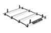Picture of Van Guard 4 UltiBar+ Roof Bars with Roller Bundle for Renault Trafic 2001-2014 | L2 | H1 | Twin Rear Doors | VG182-LWB-4#VGR-01