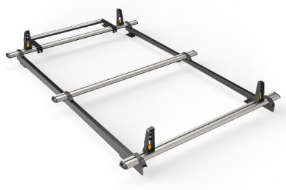 Picture of Van Guard 3 UltiBar+ Roof Bars with Roller Bundle for Ford Transit Connect 2002-2013 | L2 | H2 | Twin Rear Doors | VG201-3-LWB#VGR-04