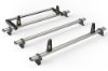 Picture of Van Guard 3 UltiBar+ Roof Bars with Roller Bundle for Nissan Primastar 2022-Onwards |  L1, L2 | H2 | Twin Rear Doors | VG211-3#VGR-03