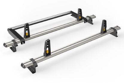 Picture of Van Guard 2 UltiBar+ Roof Bars with Roller Bundle for Mercedes Sprinter 2018-Onwards | L1 | H1 | Twin Rear Doors | VG236-2#VGR-17