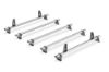 Picture of Van Guard 5 UltiBar+ Roof Bars with Roller Bundle for Mercedes Sprinter 2018-Onwards |  L3, L4 | H2 | Twin Rear Doors | VG236-5#VGR-06