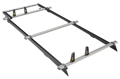 Rhino Aluminium Roof Rack - Vauxhall Vivaro 2014 - 2019 SWB High Roof Twin Doors - View #9