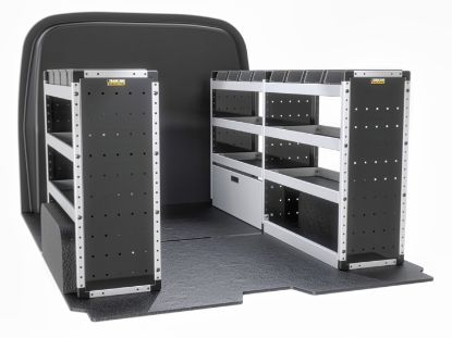 Picture of Van Guard Trade Van Racking - Silver Package - Full Kit for Ford Transit Custom 2023-Onwards | L1 | H1 | TVR-S-008
