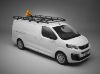 Picture of Rhino KammRack Black Roof Rack 3.2m long x 1.7m wide for Toyota Proace Max 2024-Onwards | L1 | H1 | Twin Rear Doors | B545