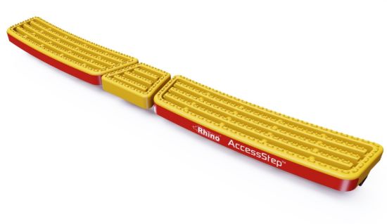 Rhino AccessStep Triple - yellow *all EXCEPT L2 Twin wheel for Mercedes Sprinter 2006-2018 | L1 | H1 | Twin Rear Doors