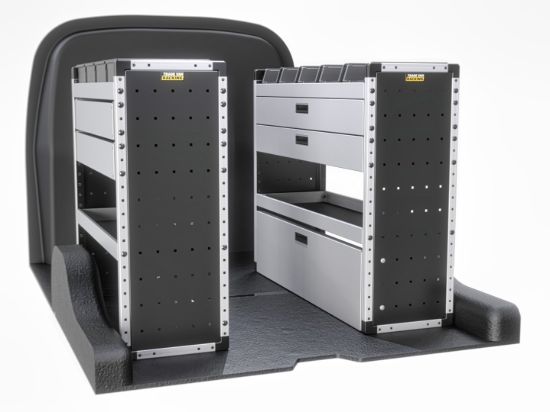 Van Guard Gold Trade Van Racking Package - Complete Kit for Ford Transit Connect 2013-2024 | L2 | H1