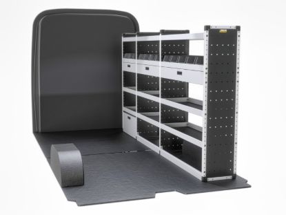 Van Guard Gold Trade Van Racking Package - Offside for Ford Transit 2014-Onwards | L3 | H2, H3