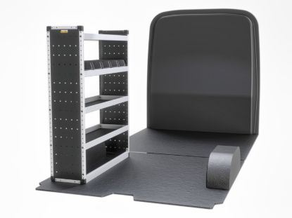Van Guard Silver Trade Van Racking Package - Nearside for Ford Transit 2014-Onwards | L3 | H2, H3