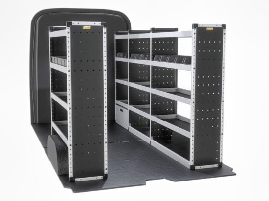 Picture of Van Guard Silver Trade Van Racking Package - Complete Kit for Ford Transit 2014-Onwards | L3 | H2, H3 | TVR-S-013